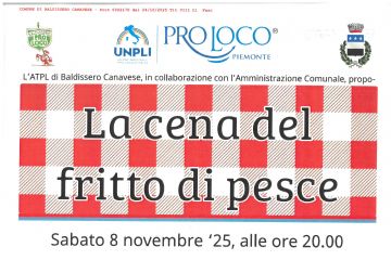 La cena del Fritto di pesce