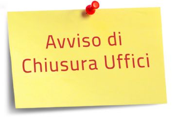 Orari ufficio anagrafe dal 27/07/2026 al 07/08/2026